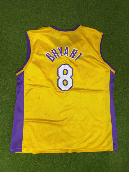 90s Los Angeles Lakers - Kobe Bryant #8 - Champion - Vintage NBA Jersey (44)