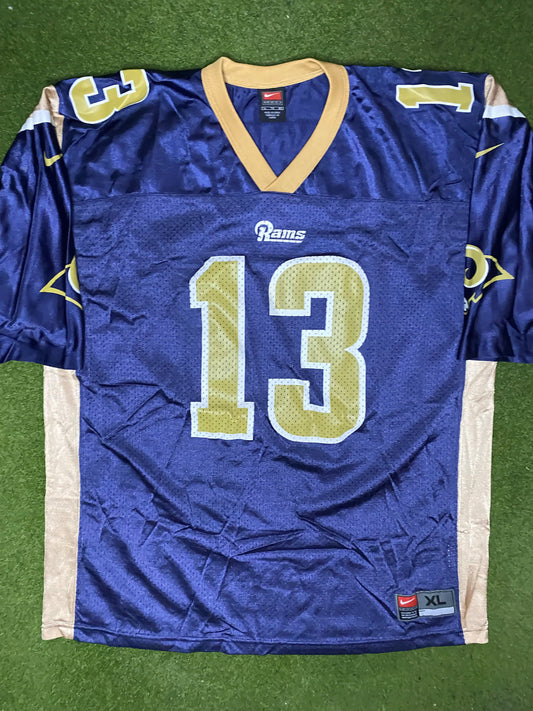 1999-2001 St. Louis Rams - Kurt Warner #13 - Nike - Vintage NFL Jersey (XL) - Gametime Vintage