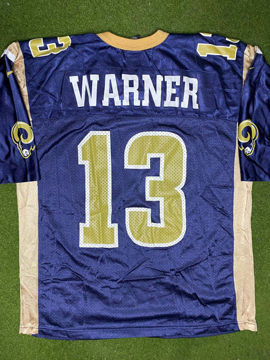1999-2001 St. Louis Rams - Kurt Warner #13 - Nike - Vintage NFL Jersey (XL) - Gametime Vintage