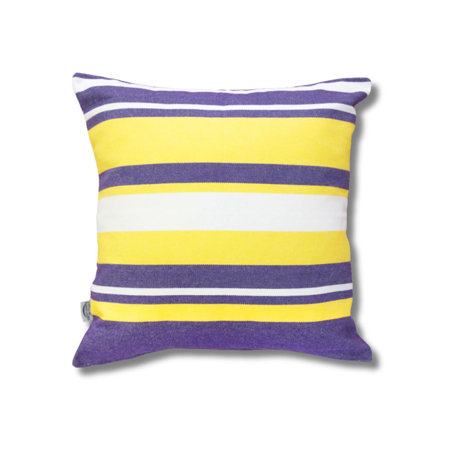 LSU Colors Striped Throw Pillow Cover