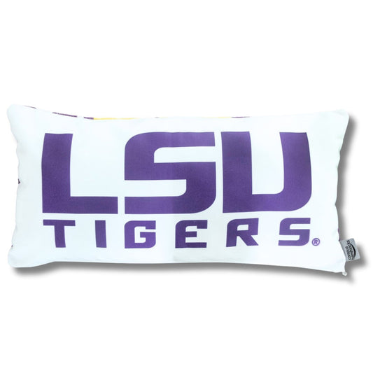 LSU Tigers Lumbar Throw Pillow Cover | TIGERS