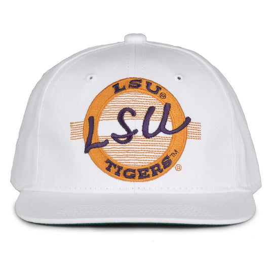 LSU Tigers Retro Circle Snapback Hat