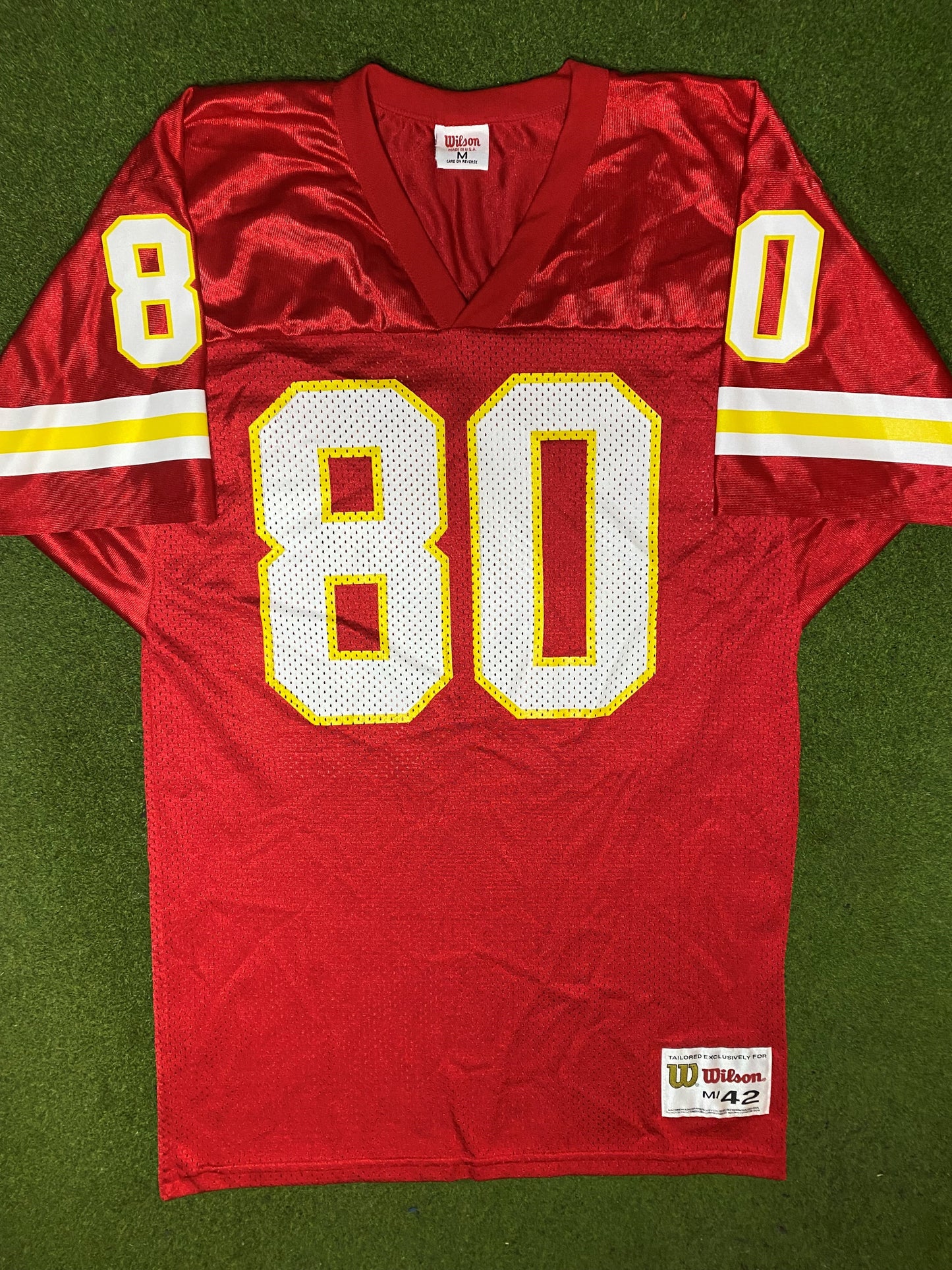 90s Kansas City Chiefs - Lake Dawson #80 - Vintage NFL Jersey (Medium) Gametime Vintage