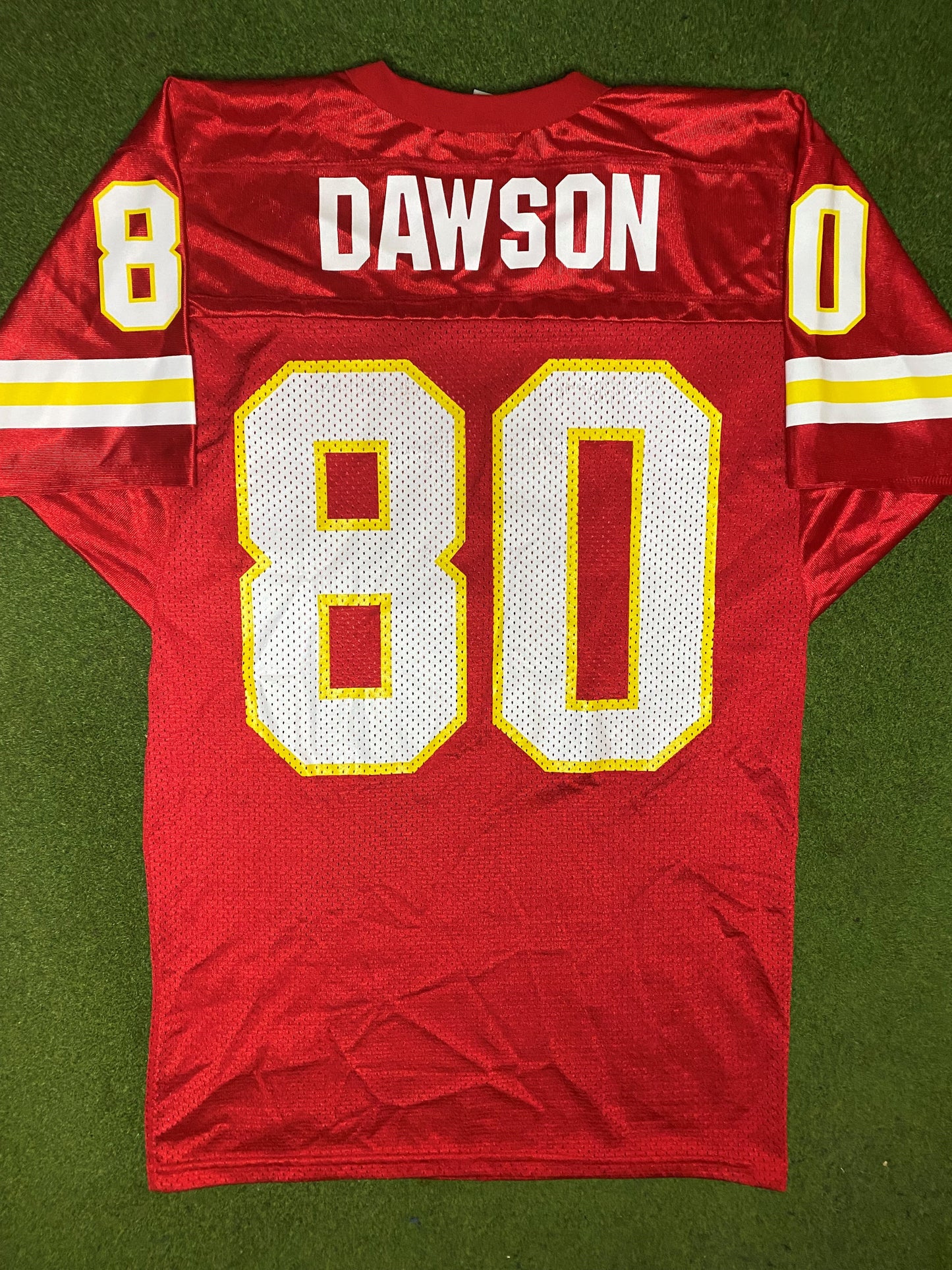 90s Kansas City Chiefs - Lake Dawson #80 - Vintage NFL Jersey (Medium) Gametime Vintage