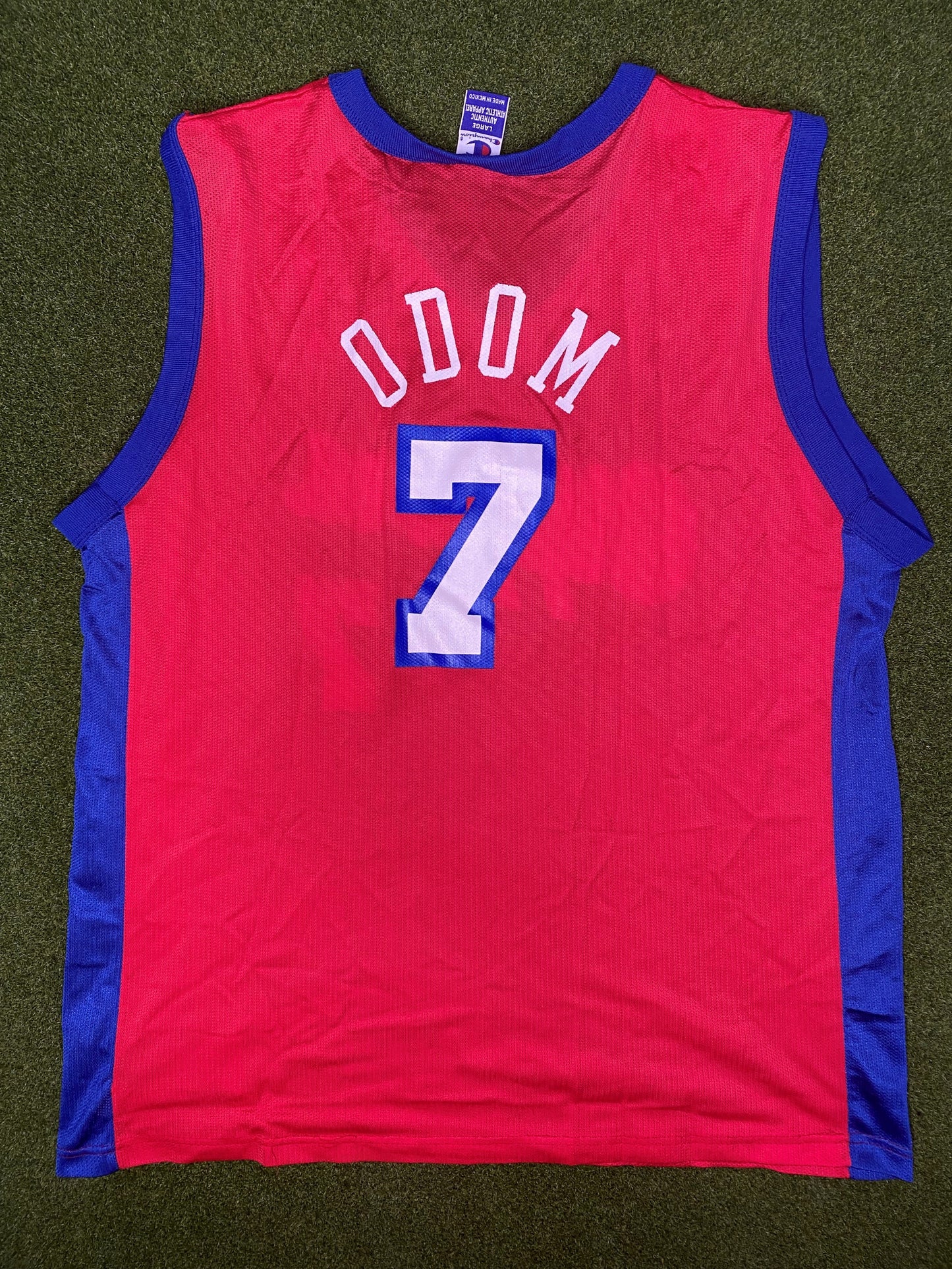 1999-2001 Los Angeles Clippers - Lamar Odom #7 - Vintage NBA Jersey (44)