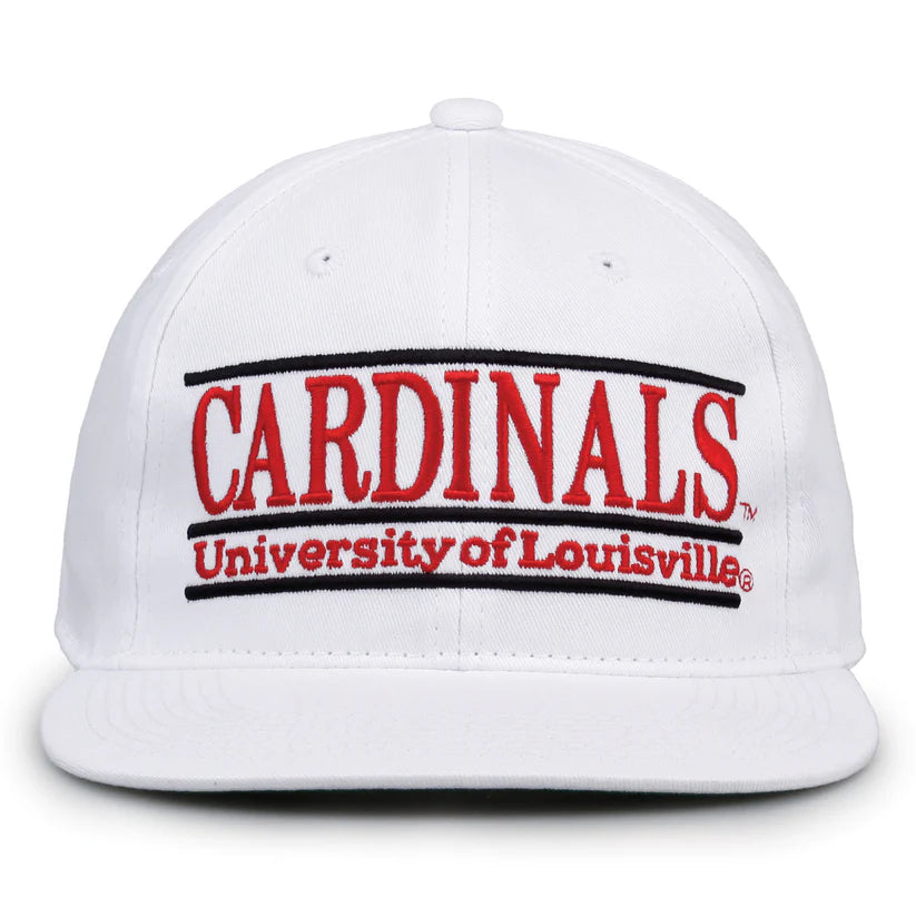 Louisville Cardinals Retro Bar Snapback Hat