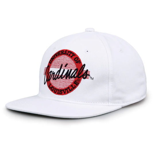 Louisville Cardinals Retro Circle Snapback Hat