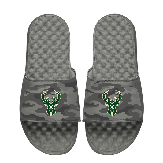 Milwaukee Bucks Urban Camo Slides