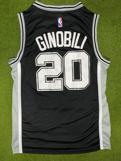 00s San Antonio Spurs Manu Ginobili #20 Stitched Vintage NBA