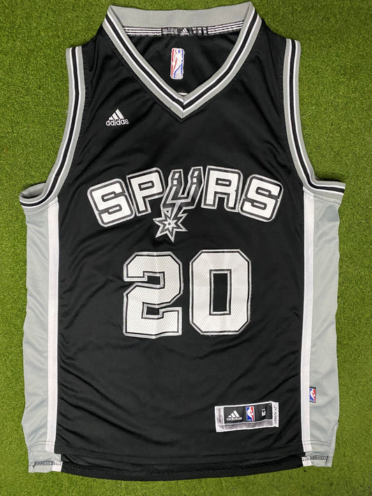 00s San Antonio Spurs - Manu Ginobili #20 - Stitched - Vintage NBA Jersey (Medium) - Gametime Vintage