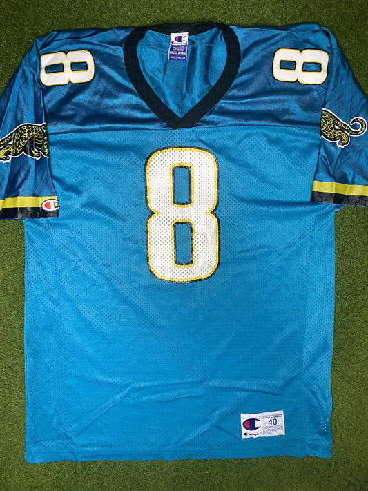 1995-2001 Jacksonville Jaguars - Mark Brunell #8 - Vintage NFL Jersey (40) - Gametime Vintage