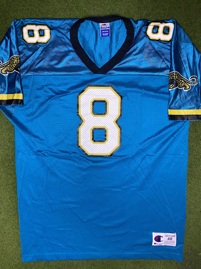 90s Jacksonville Jaguars - Mark Brunell #8 - Champion - Vintage NFL Jersey (48)