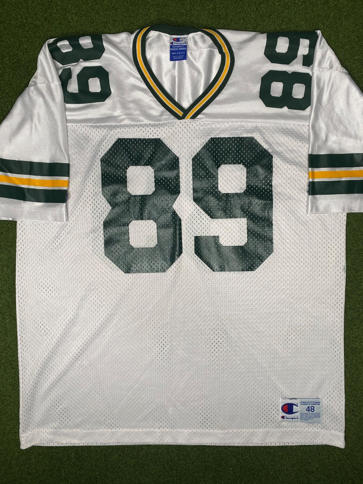 1993-1998 Green Bay Packers - Mark Chmura #89 - Vintage NFL Jersey (48)