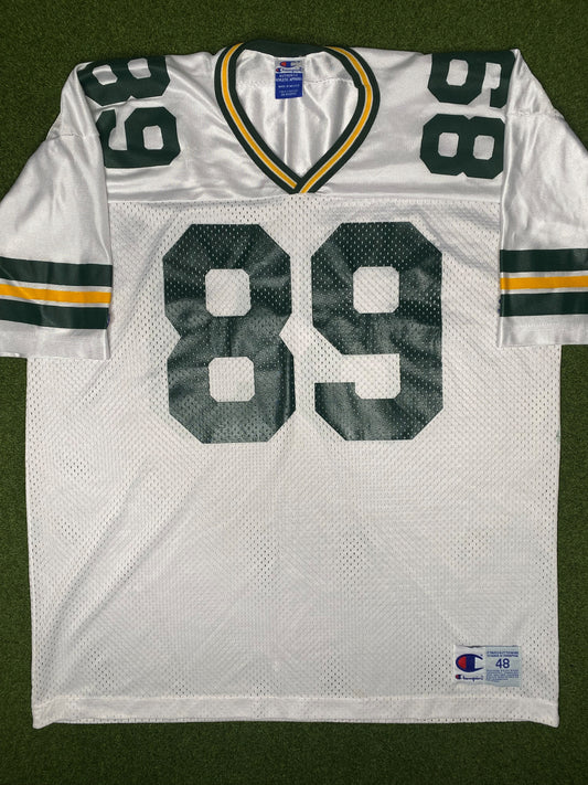 1993-1998 Green Bay Packers - Mark Chmura #89 - Vintage NFL Jersey (48)