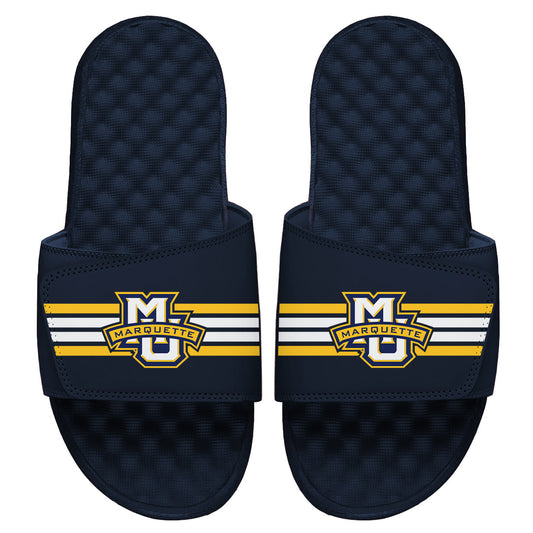 Marquette Varsity Stripes Slides