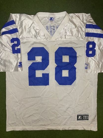 1994-1998 Indianapolis Colts - Marshall Faulk #28 - Starter - Vintage NFL Jersey (52) - Gametime Vintage