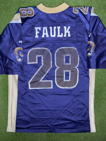 1999-2001 St. Louis Rams - Marshall Faulk #28 - Vintage NFL Jersey (Medium)