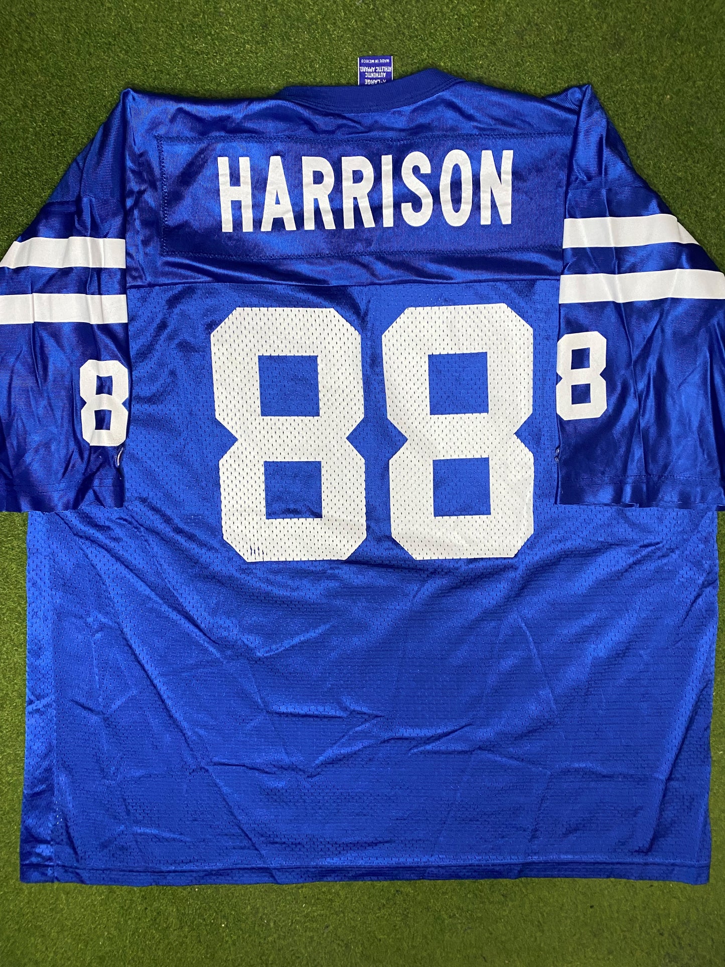 90s Indianapolis Colts - Marvin Harrison #88 - Champion - Vintage NFL Jersey (48) Gametime Vintage