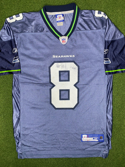 2002-2010 Seattle Seahawks - Matt Hasselbeck #8 - Vintage NFL Jersey (Medium)