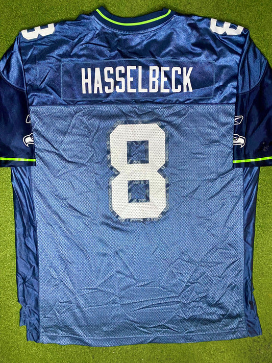 2002-2010 Seattle Seahawks - Matt Hasselbeck #8 - Vintage NFL Jersey (2XL) - Gametime Vintage