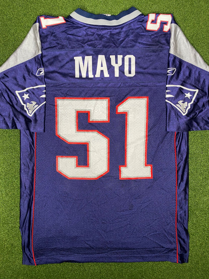 2008-2012 New England Patriots - Jerod Mayo #51 - Vintage NFL Jersey (Medium)