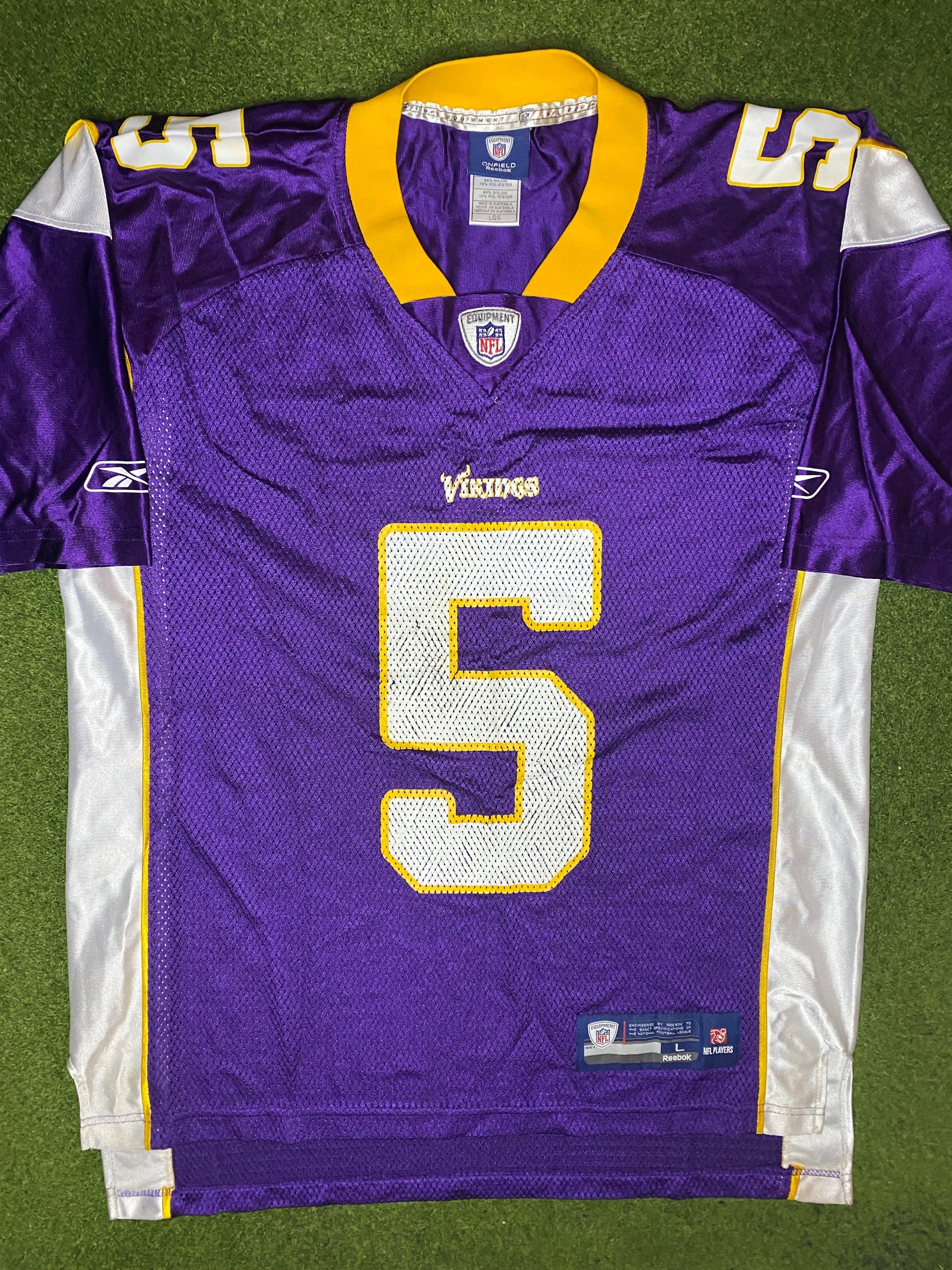2011 Minnesota Vikings - Donovan McNabb #5 - Vintage NFL Jersey (Large) - Gametime Vintage