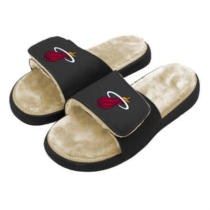 Miami Heat Primary Fur Slides