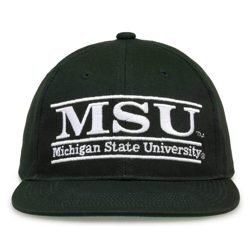 Michigan State Spartans Retro Bar Snapback Hat