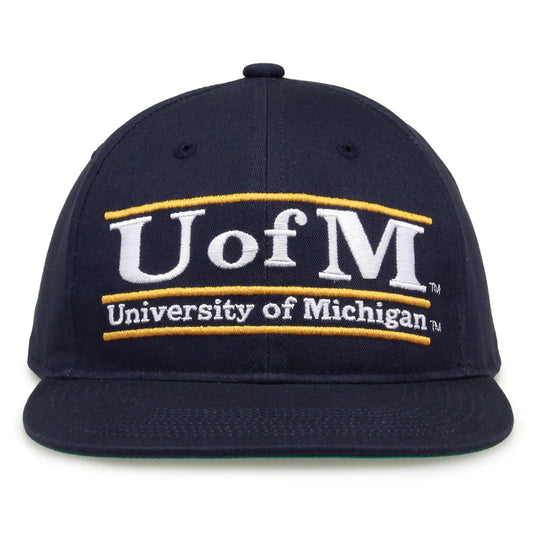 Michigan Wolverines Retro Bar Snapback Hat