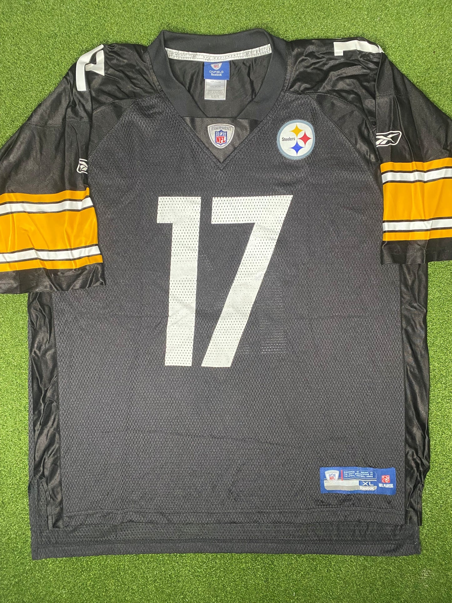 2009-2012 Pittsburgh Steelers - Mike Wallace #17 - Vintage NFL Jersey (XL)
