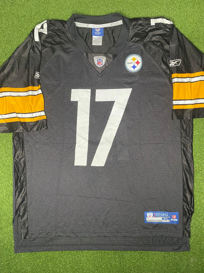 2009-2012 Pittsburgh Steelers - Mike Wallace #17 - Vintage NFL Jersey (XL)