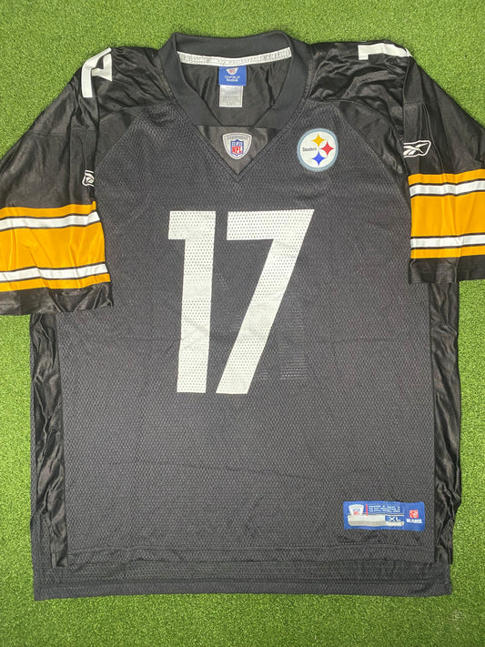 2009-2012 Pittsburgh Steelers - Mike Wallace #17 - Vintage NFL Jersey (XL)