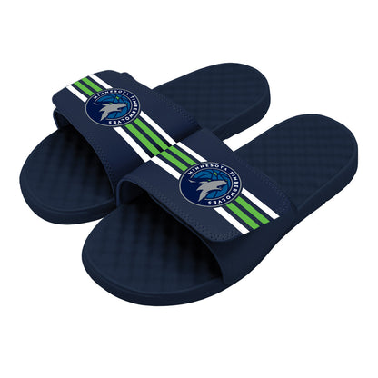 Minnesota Timberolves Stripes Slides
