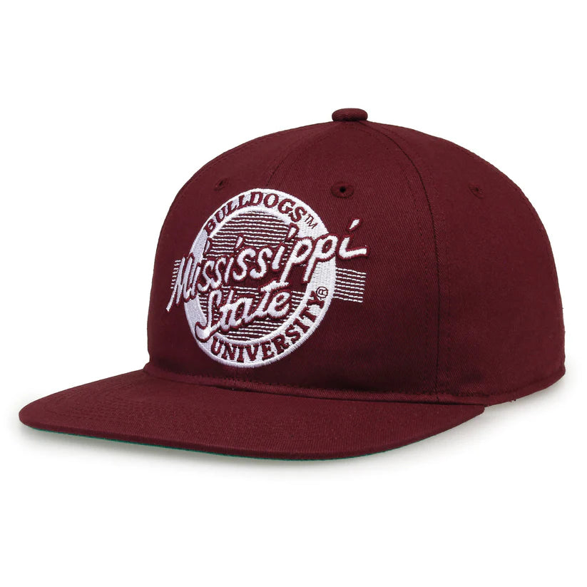 Mississippi State Bulldogs Retro Circle Snapback Hat
