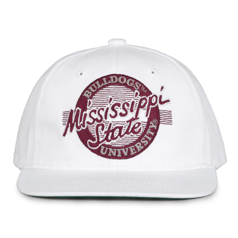 Mississippi State Bulldogs Retro Circle Snapback Hat