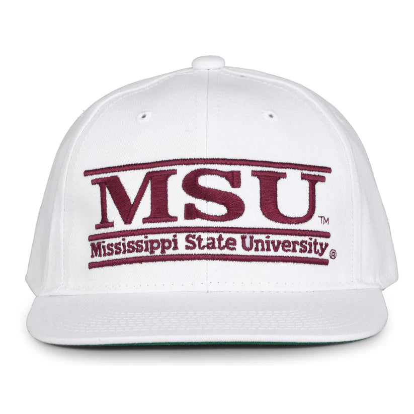 Mississippi State Bulldogs Retro Bar Snapback Hat