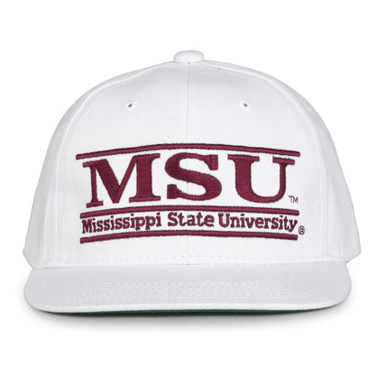Mississippi State Bulldogs Retro Bar Snapback Hat