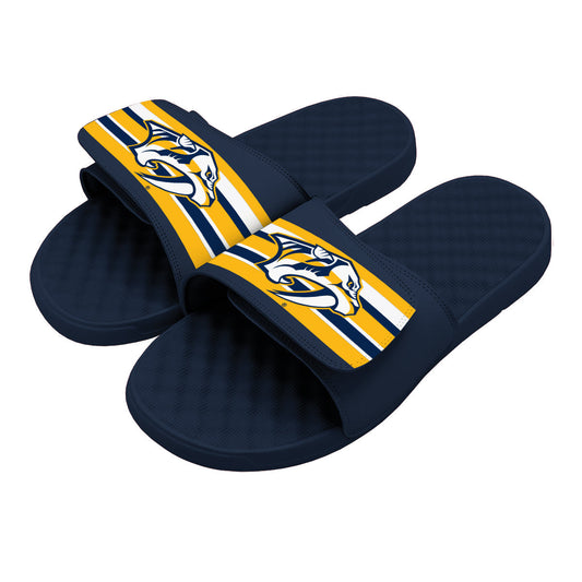 Nashville Predators Stripes Slides