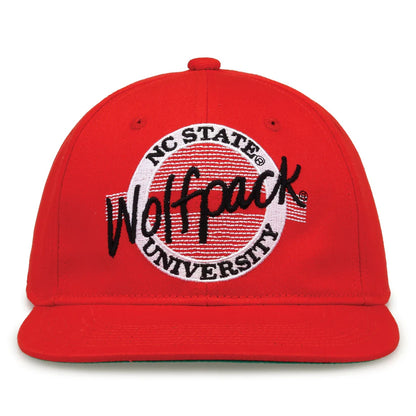 NC State Wolfpack Retro Circle Snapback Hat