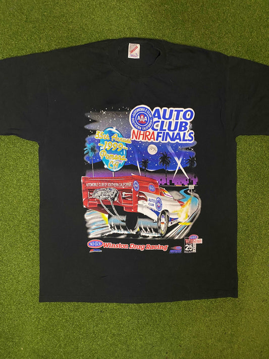 1999 NHRA Auto Club Finals - Pomona, CA - Vintage NASCAR Tee Shirt (Large)