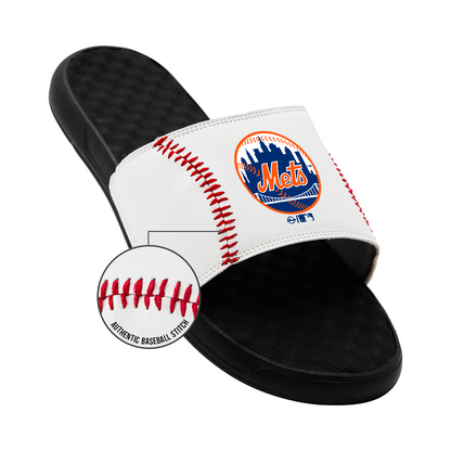 Mets Baseball Stitch Slide Sandals