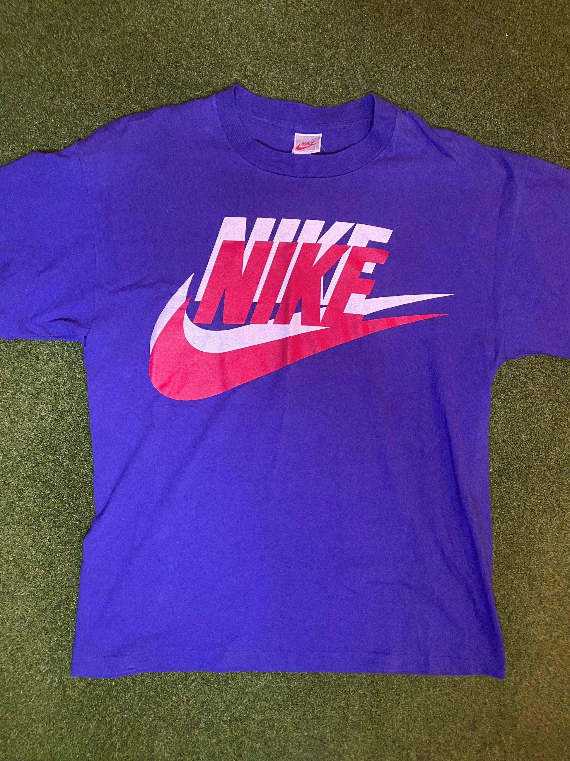 1987-1994 Nike - Vintage Nike Tee Shirt (Large)