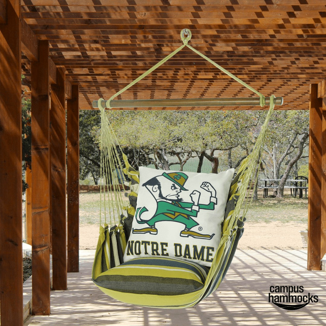 Notre Dame Fighting Irish Mascot Hammock Chair Swing