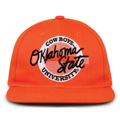 Oklahoma State Cowboys Retro Circle Snapback Hat