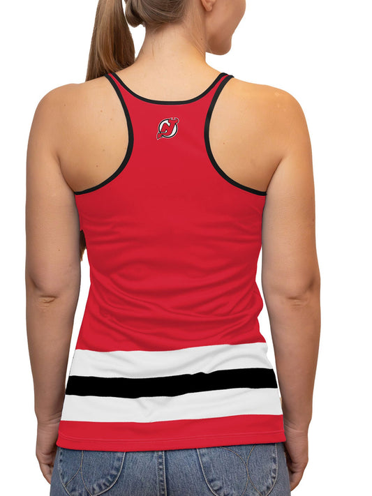 New Jersey Devils Women&#39;s Racerback Hockey Tank