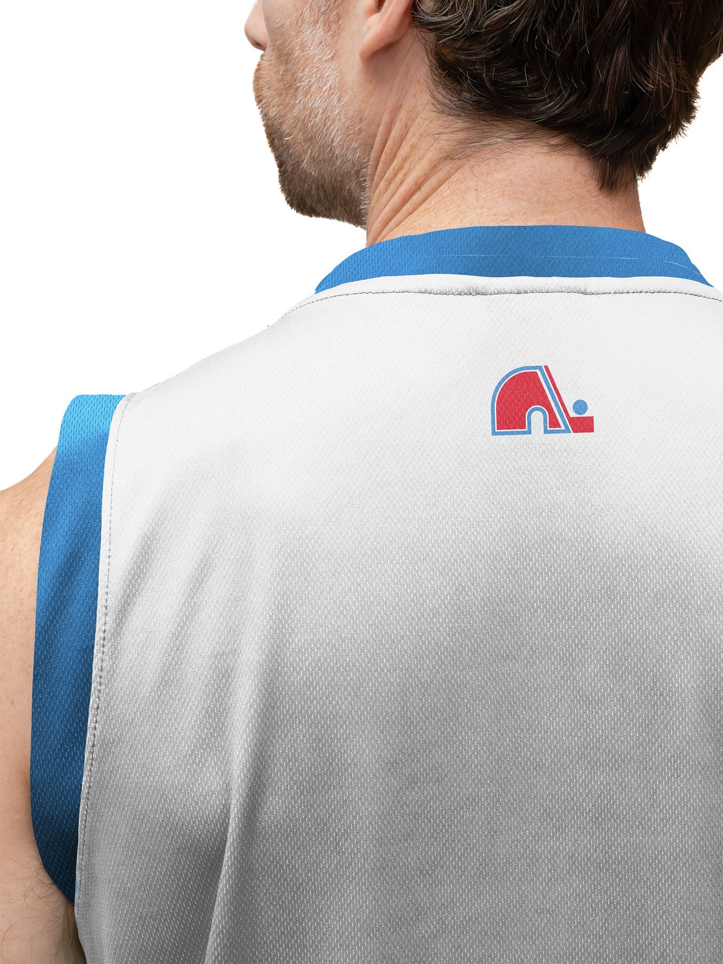 Quebec Nordiques Retro White Alternate Hockey Tank