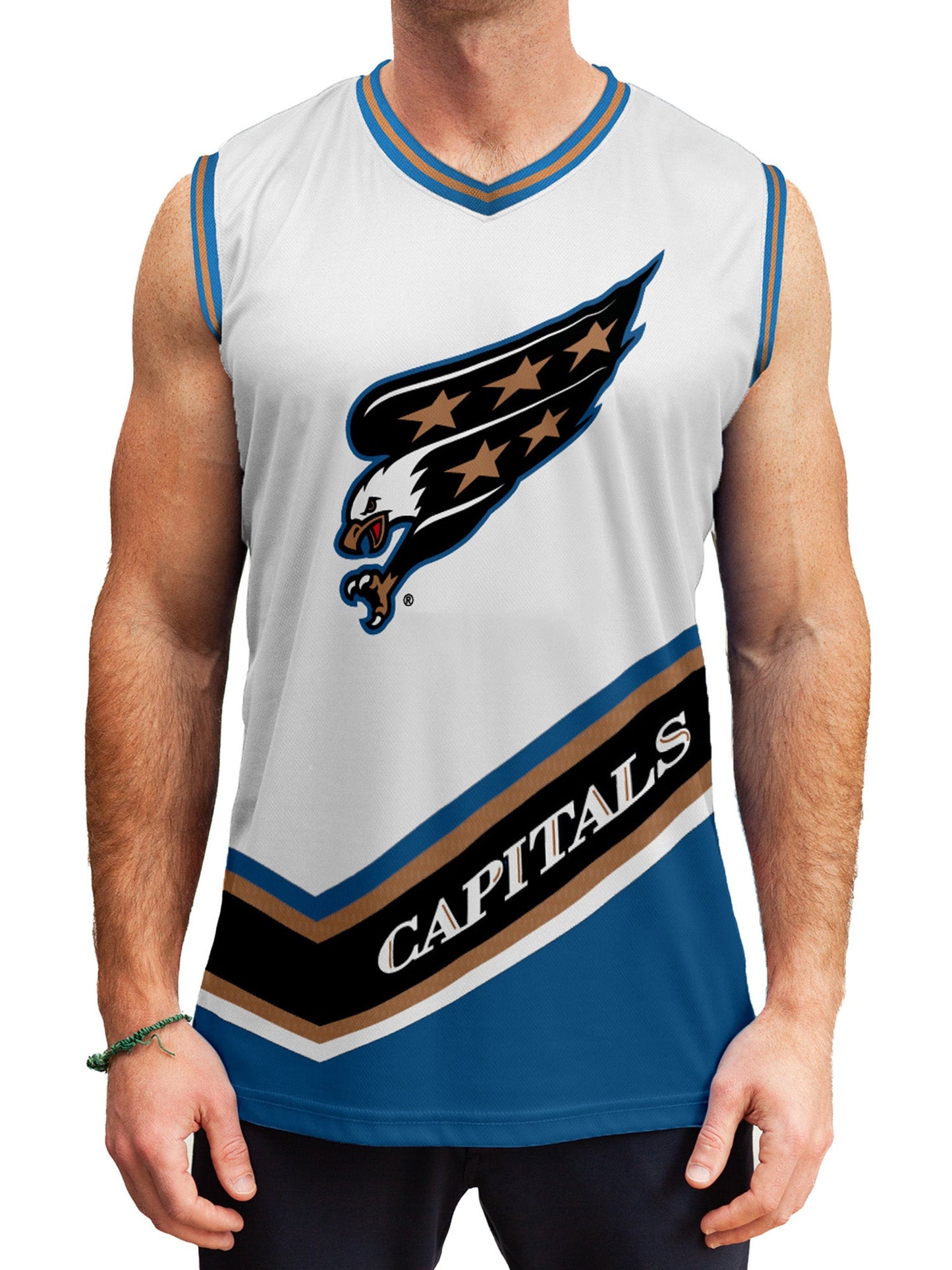 Washington Capitals "Screaming Eagle" White Alternate Hockey Tank