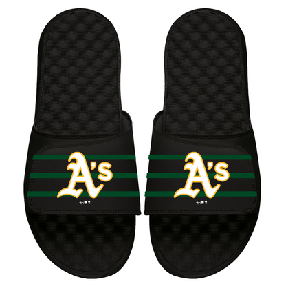 Oakland Athletics Stripes Slides