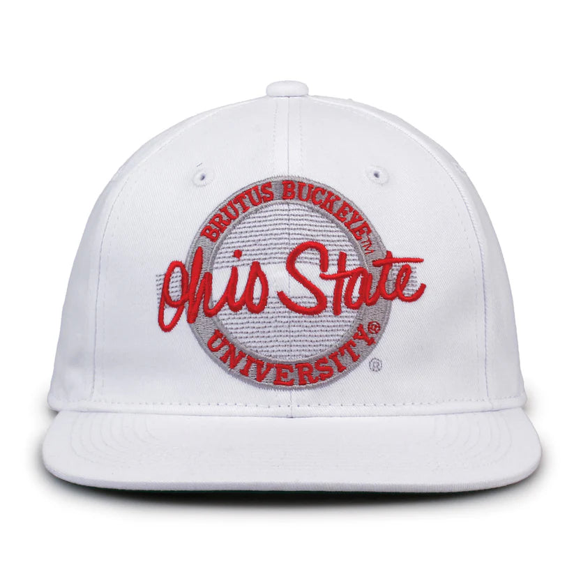 Ohio State Buckeyes Retro Circle Snapback Hat