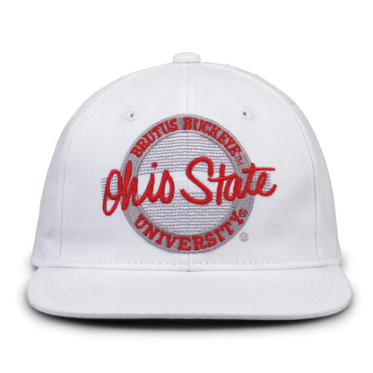 Ohio State Buckeyes Retro Circle Snapback Hat